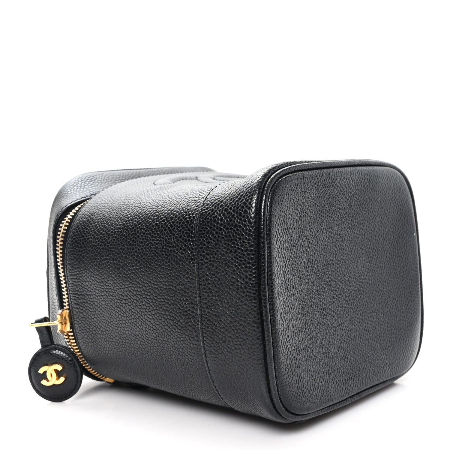 Chanel Caviar Vanity Cosmetic Case Black 4 of 8