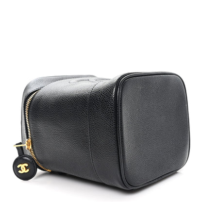Chanel Caviar Vanity Cosmetic Case Black 4 of 8