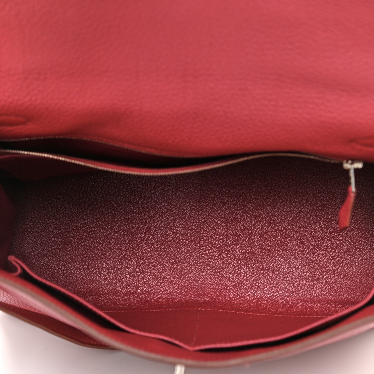 Hermes Togo Kelly Retourne 32 Rubis 4 of 11
