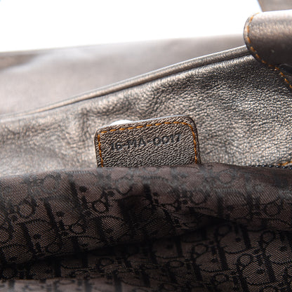 Christian Dior Metallic Calfskin Medium Gaucho Double Saddle Bronze 7 of 11