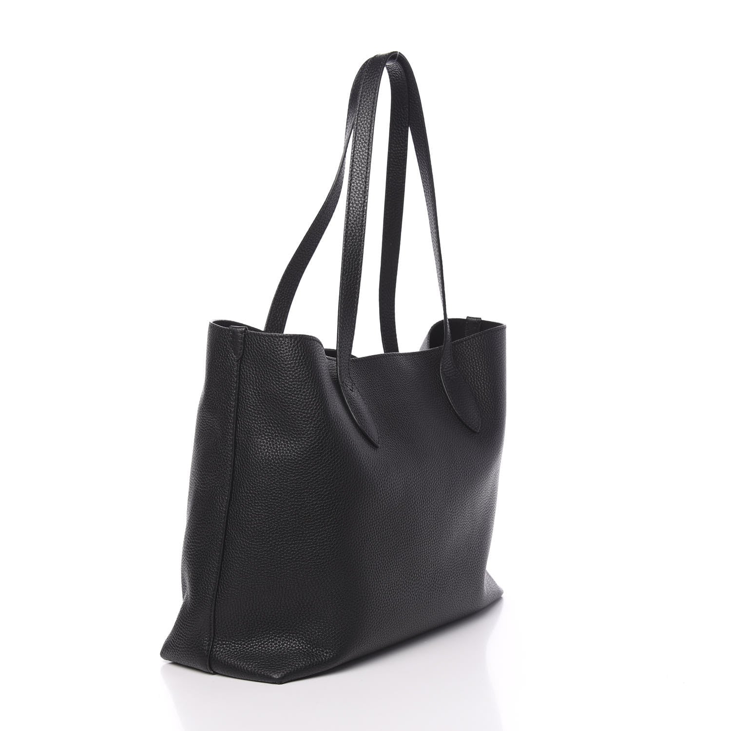 Burberry Grainy Calfskin Remington Tote Black 3 of 9
