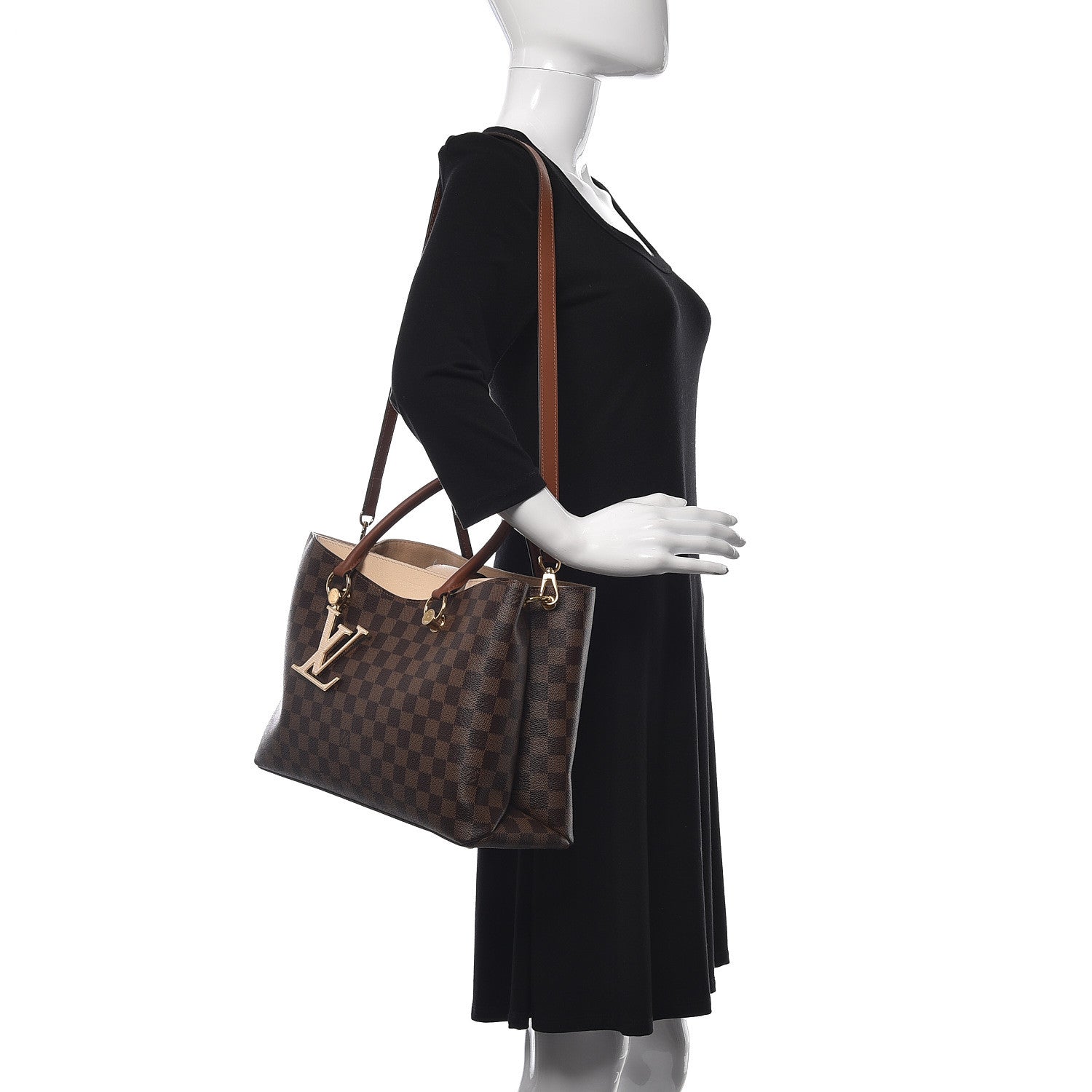 Louis Vuitton Damier Ebene LV Riverside Creme 2 of 19