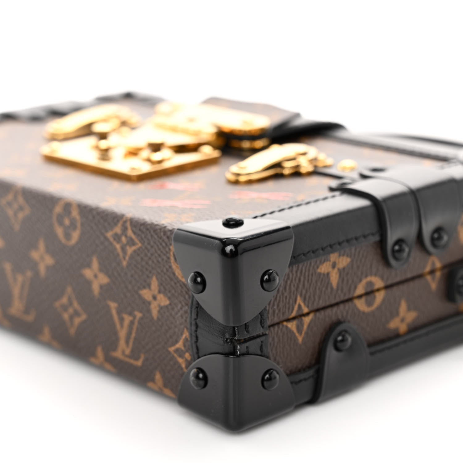 Louis Vuitton Monogram Petite Malle Black 10 of 11