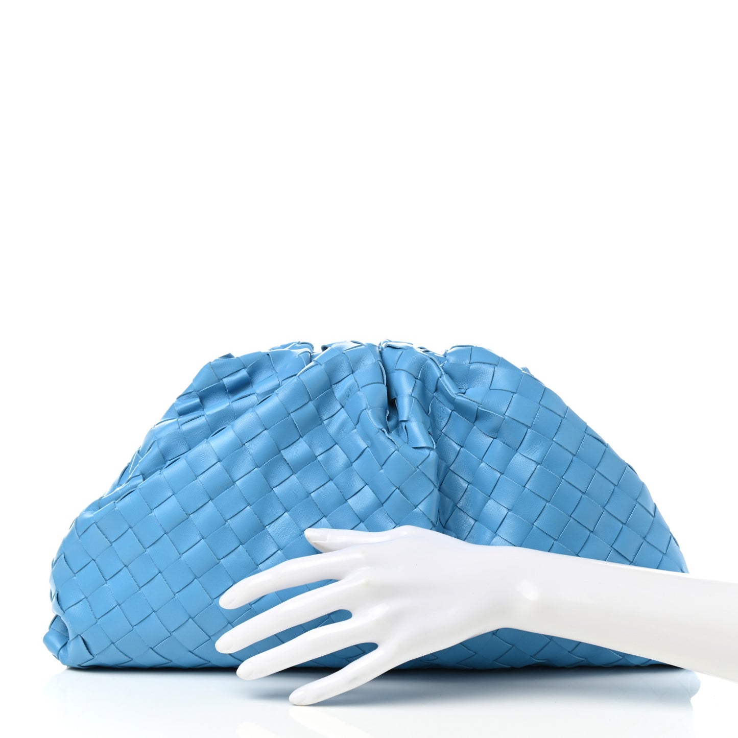Nappa Maxi Intrecciato The Pouch Oversized Clutch Swimming Pool