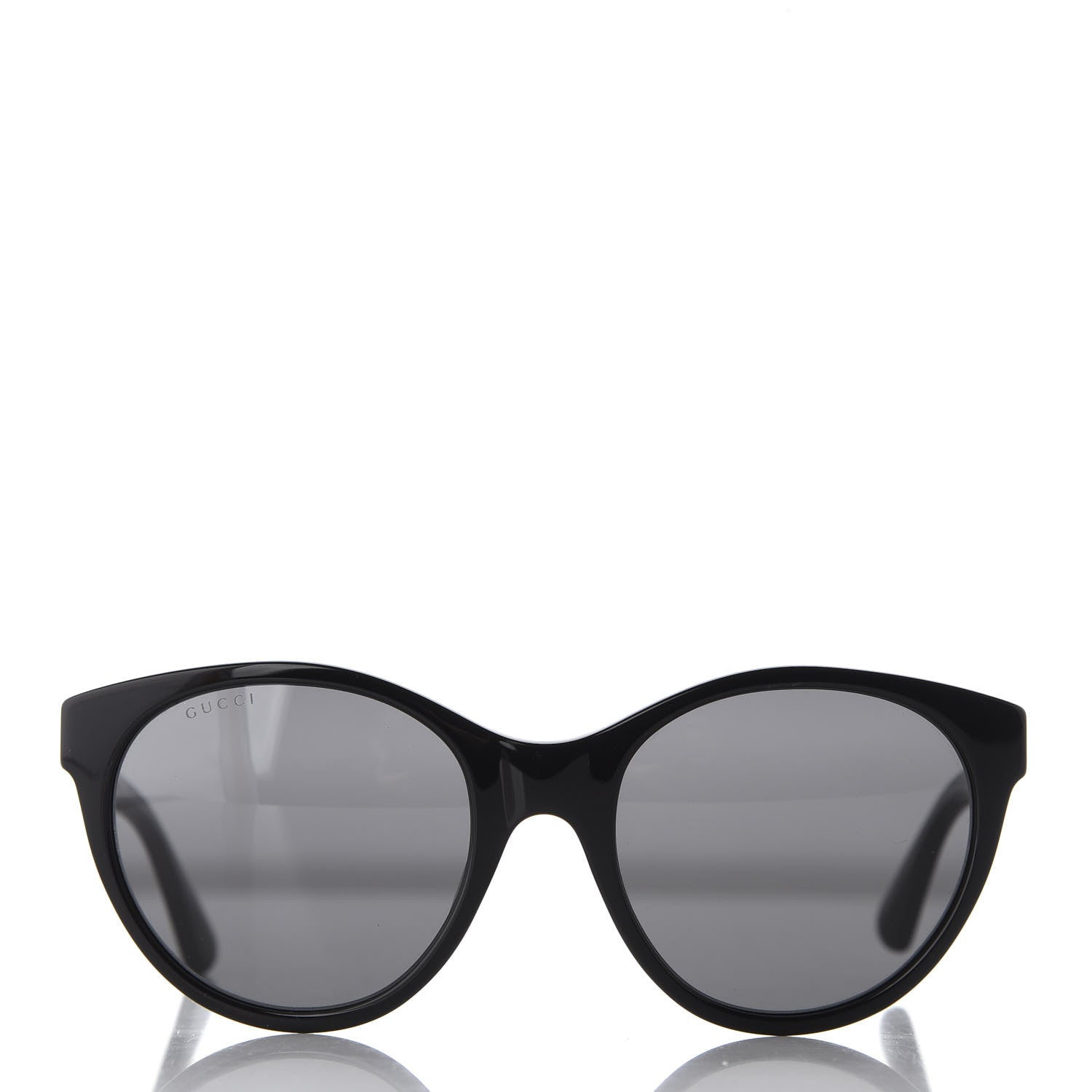 Gucci Round Frame Crystal Sunglasses GG 0419S Black 2 of 7