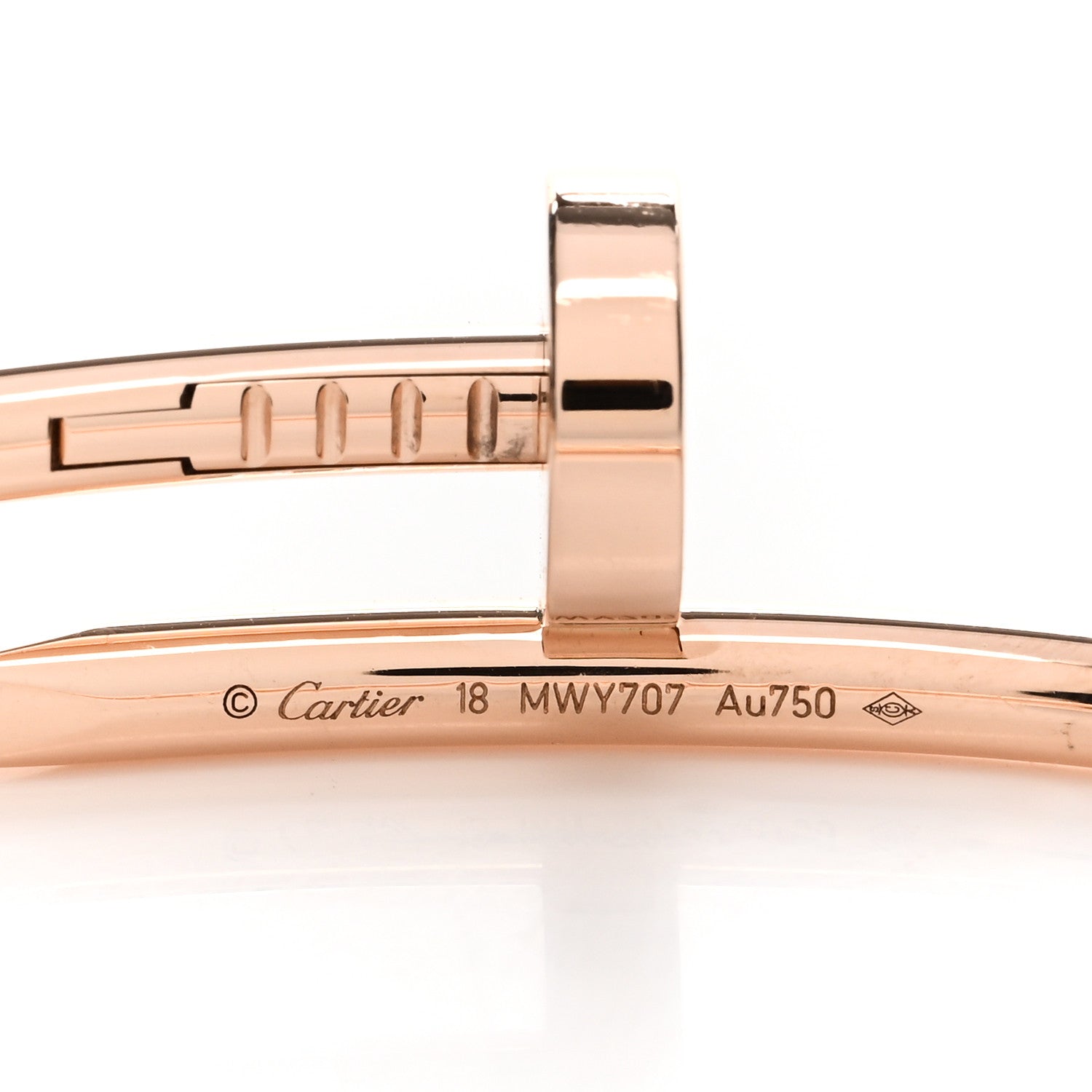 Cartier 18K Pink Gold Juste Un Clou Bracelet 18 3 of 4