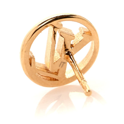 Louis Vuitton Metal Crazy In Lock Earrings Set Gold 4 of 4