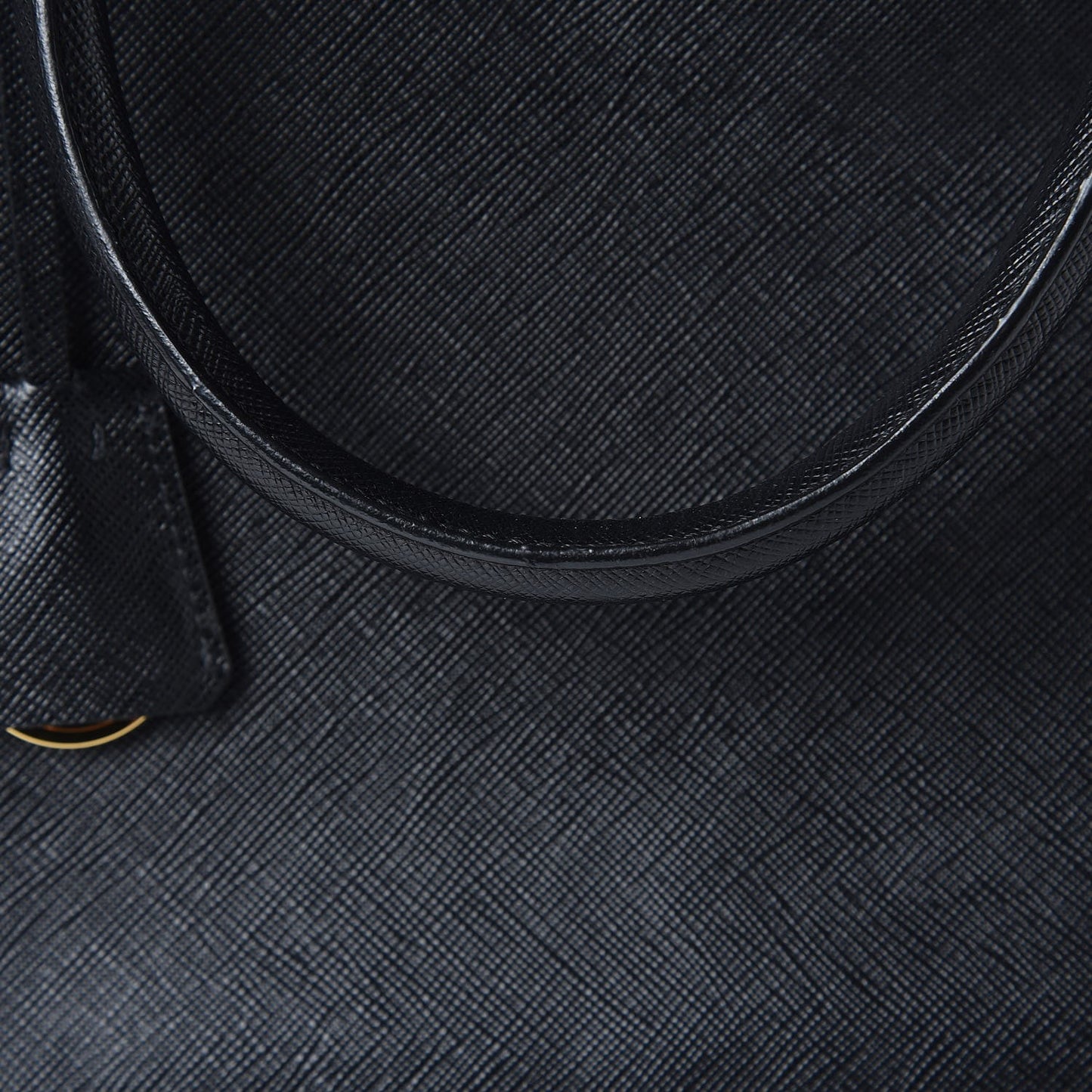 Saffiano Large Galleria Double Zip Tote Black