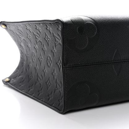 Louis Vuitton Empreinte Monogram Giant Onthego MM Black 8 of 10