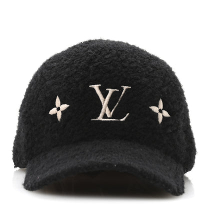 Louis Vuitton Wool Woolgram Cap L Black 3 of 10