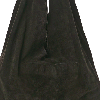 The Row Suede Bindle Bag Espresso 7 of 11