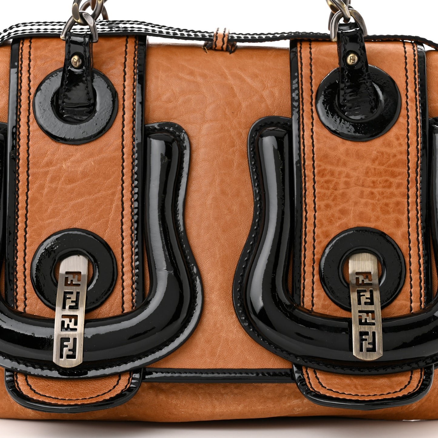 Nappa Patent B Bag Osso Black