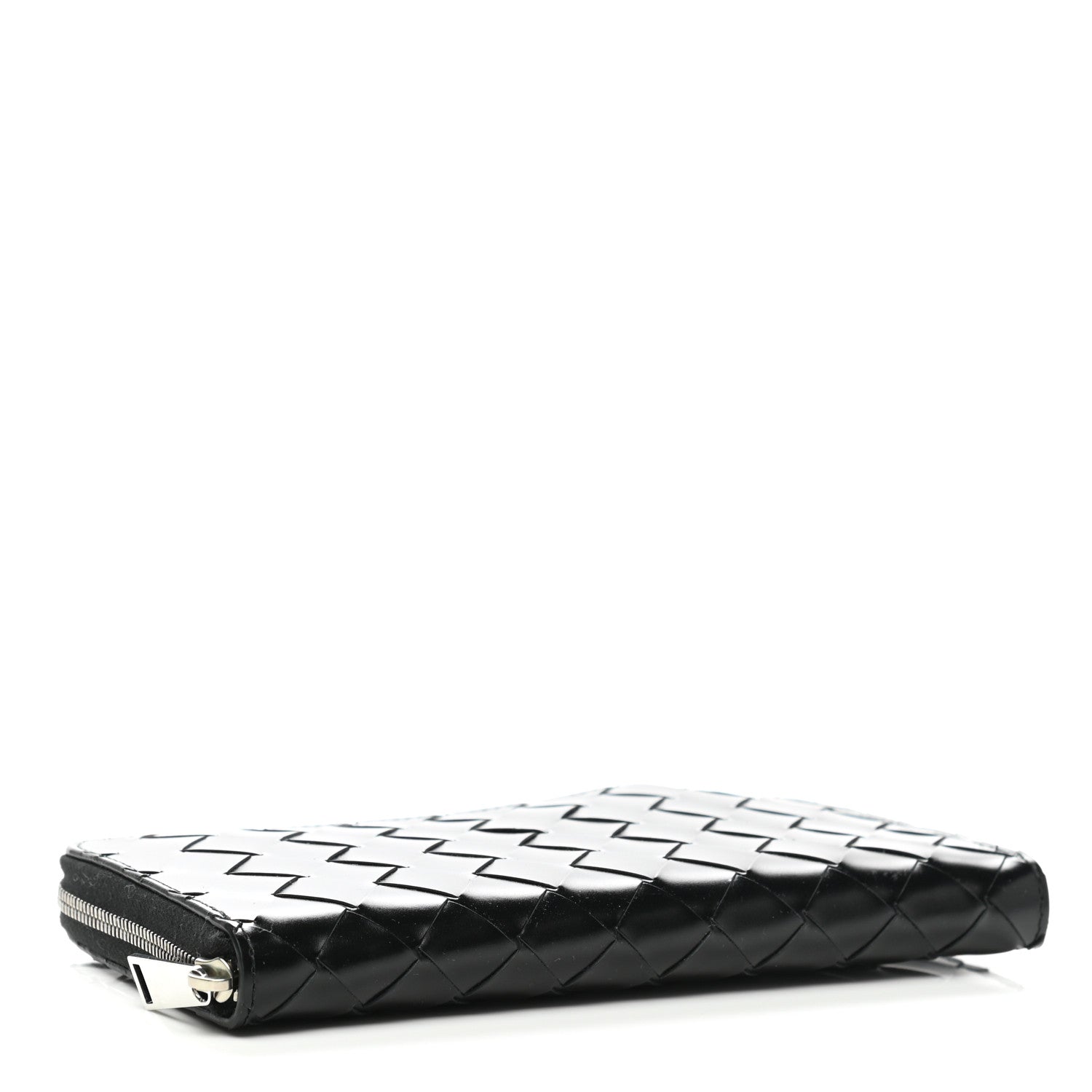 Bottega Veneta Nappa Intrecciato Zip Around Wallet Black 4 of 7