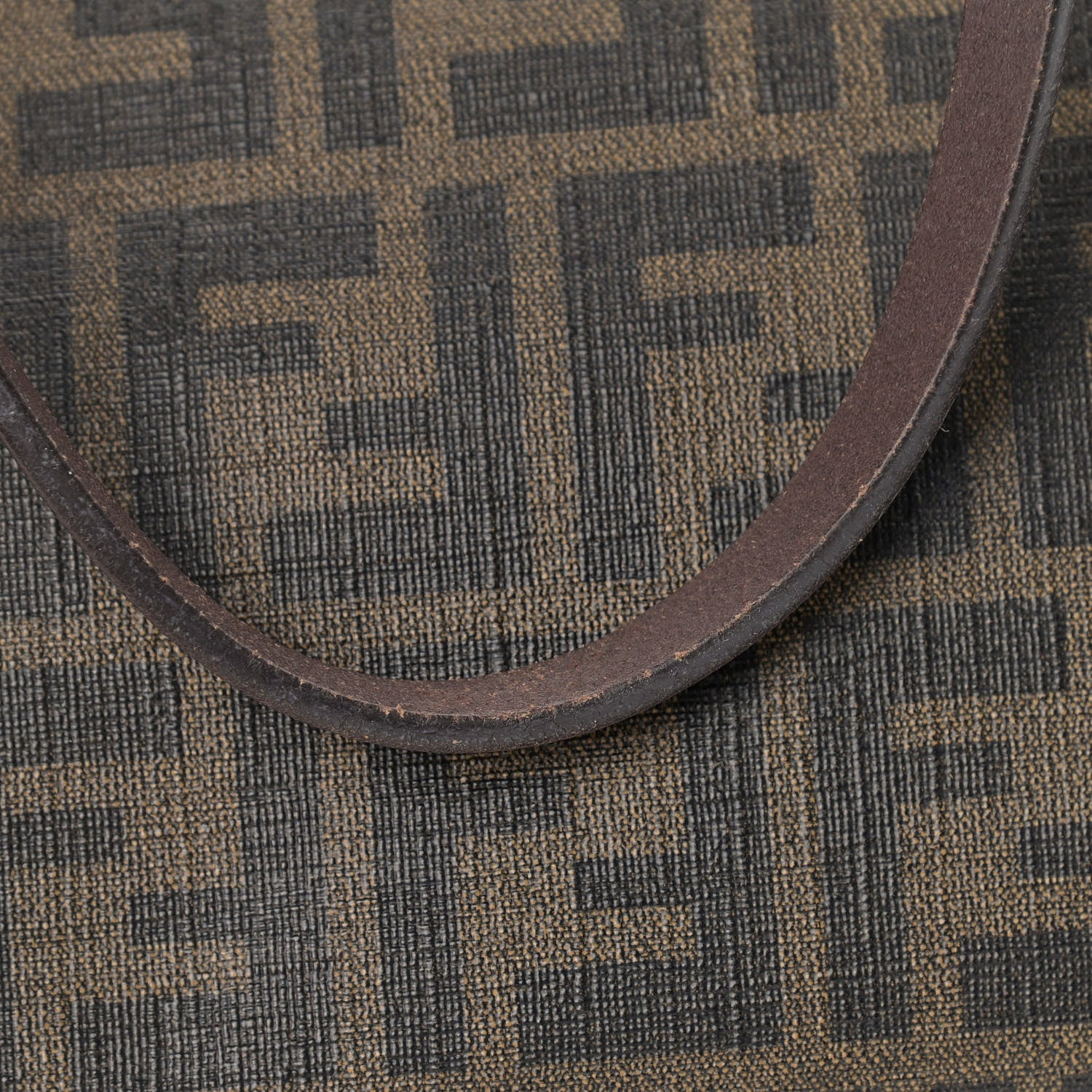 Fendi Zucca Spalmati Medium Roll Tote Tobacco Fuxia 13 of 17