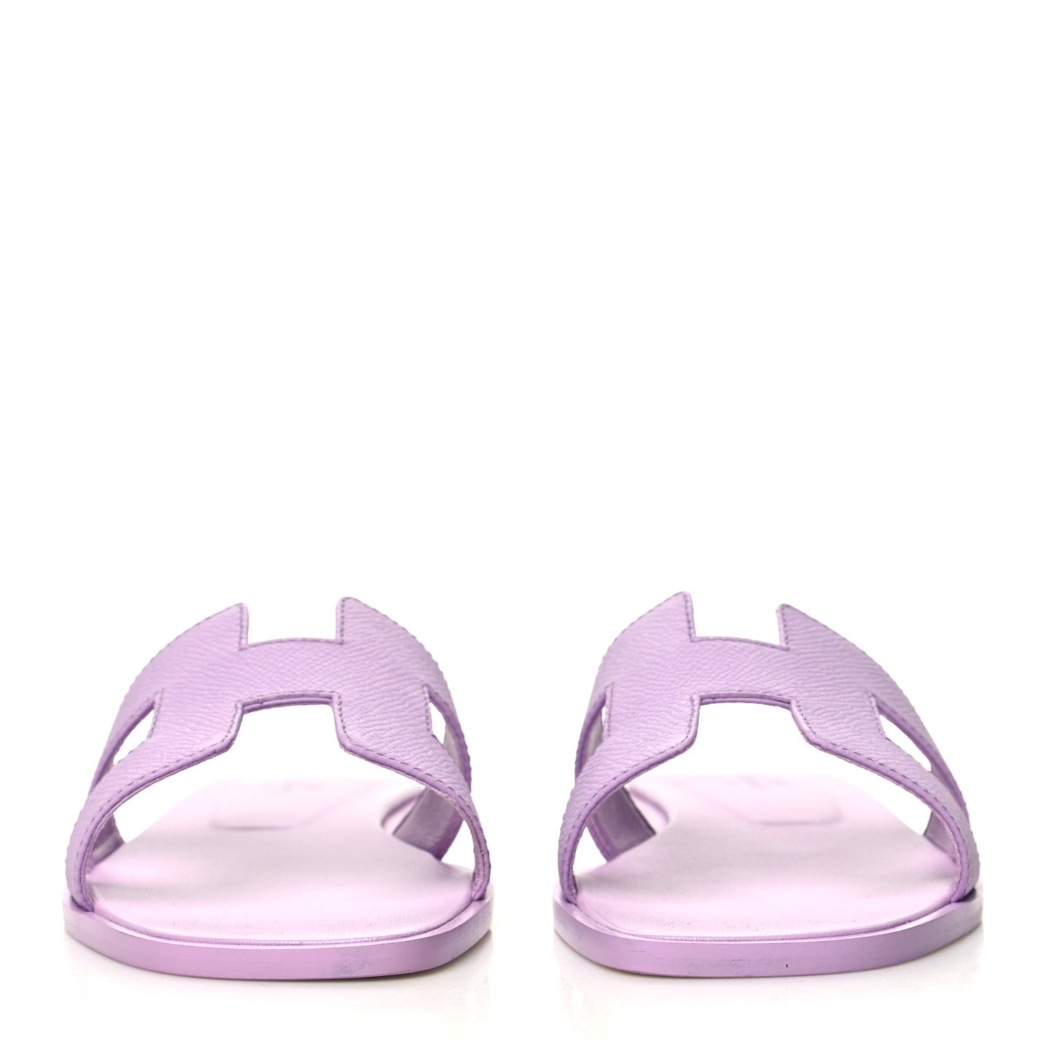Hermes Epsom Oran Sandals 38 Violet Amethyste 2 of 10