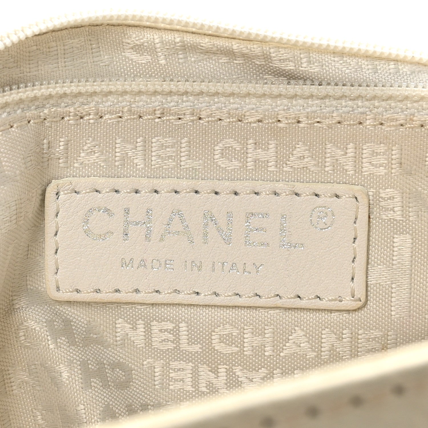 Chanel Calfskin Stitched Accordion Flap White 6 of 11