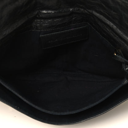 Balenciaga Agneau Giant 21 Gold Hardware Envelope Clutch Black 4 of 4
