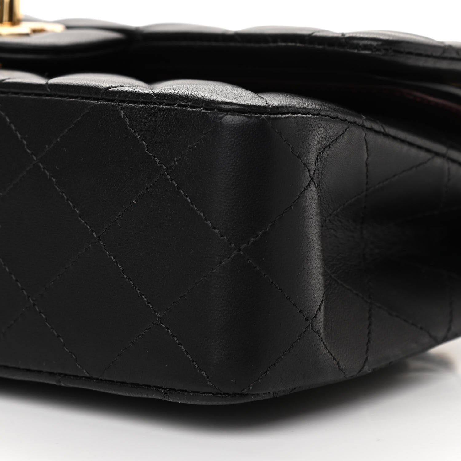 Chanel Lambskin Quilted Small Double Flap Black 9 of 11