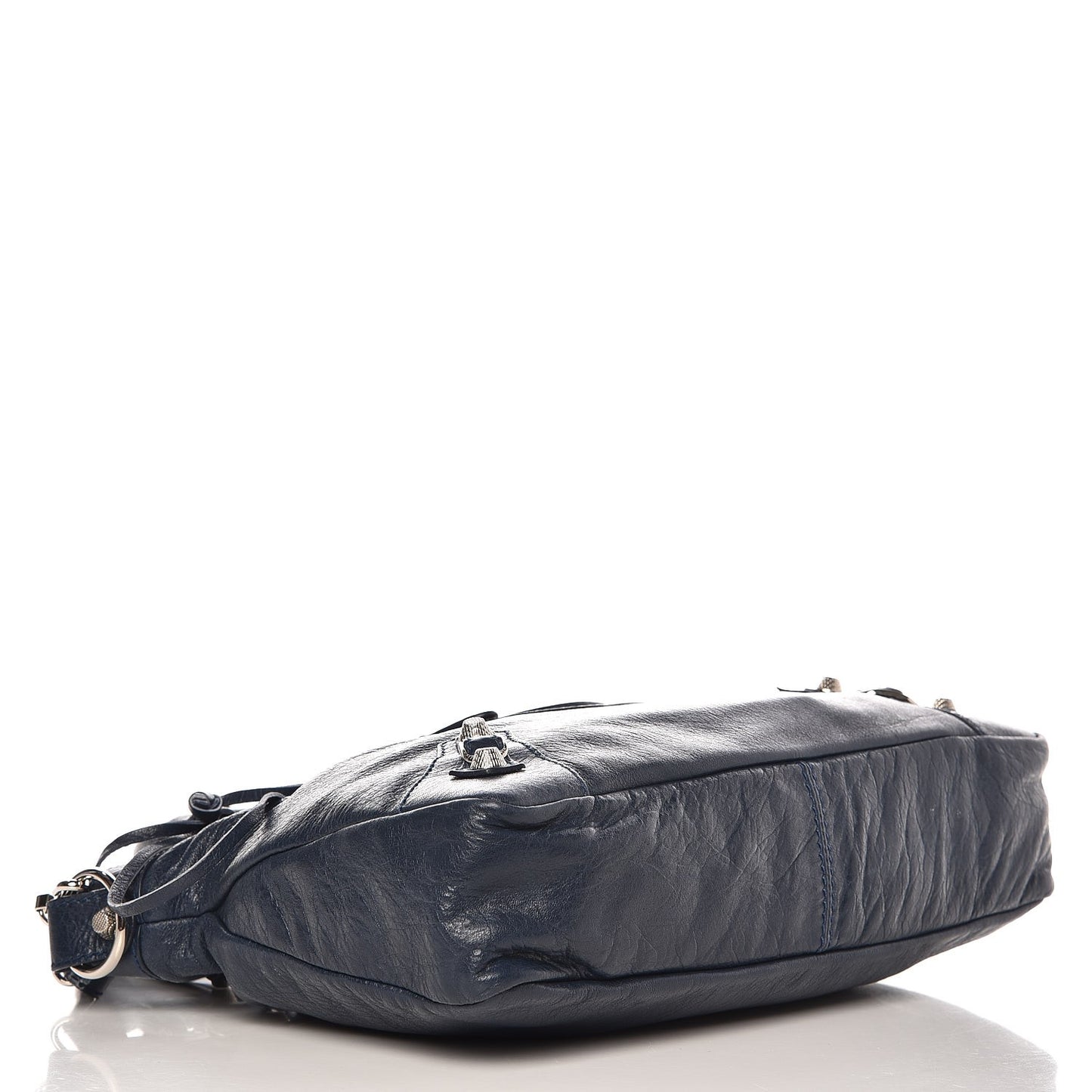 Agneau Giant 12 Silver Hardware Town Bleu Obscur