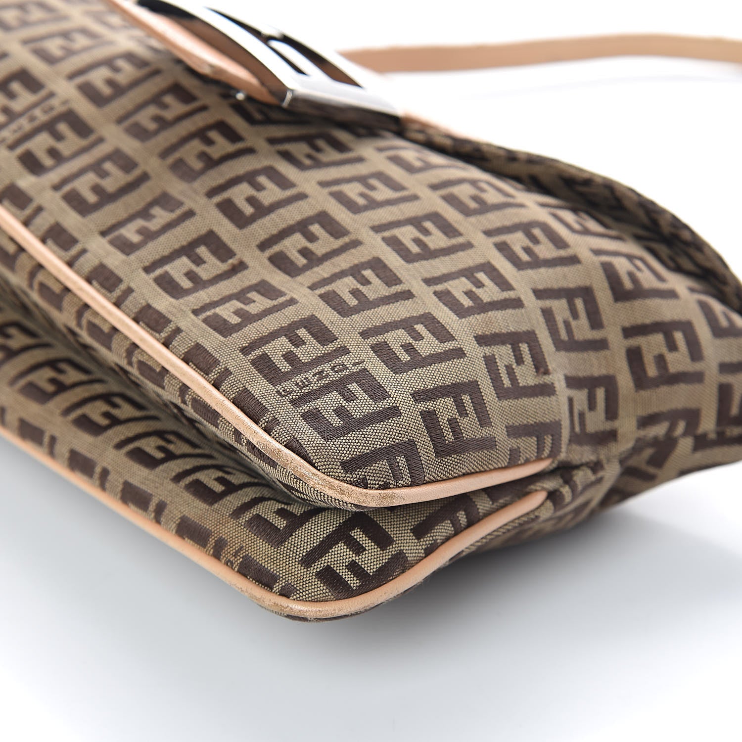 Fendi Zucchino Baguette Beige 10 of 10