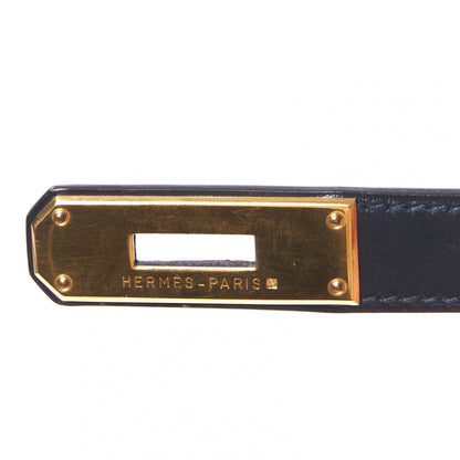 Hermes Box Kelly Retourne 32 Indigo 20 of 40