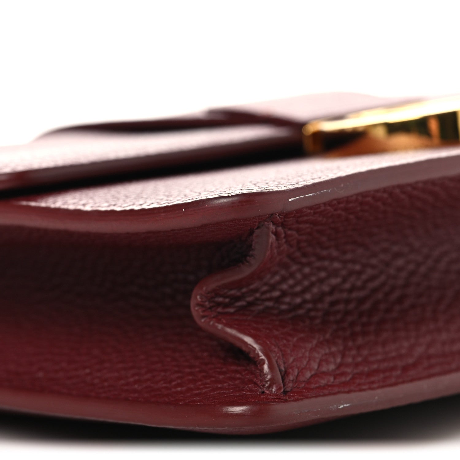 Christian Dior Grained Calfskin 30 Montaigne Flap Bag Red Brick 7 of 8