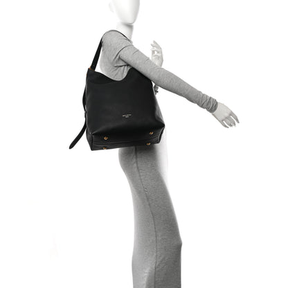 Louis Vuitton Grained Calfskin Low Key Hobo MM Black 2 of 11