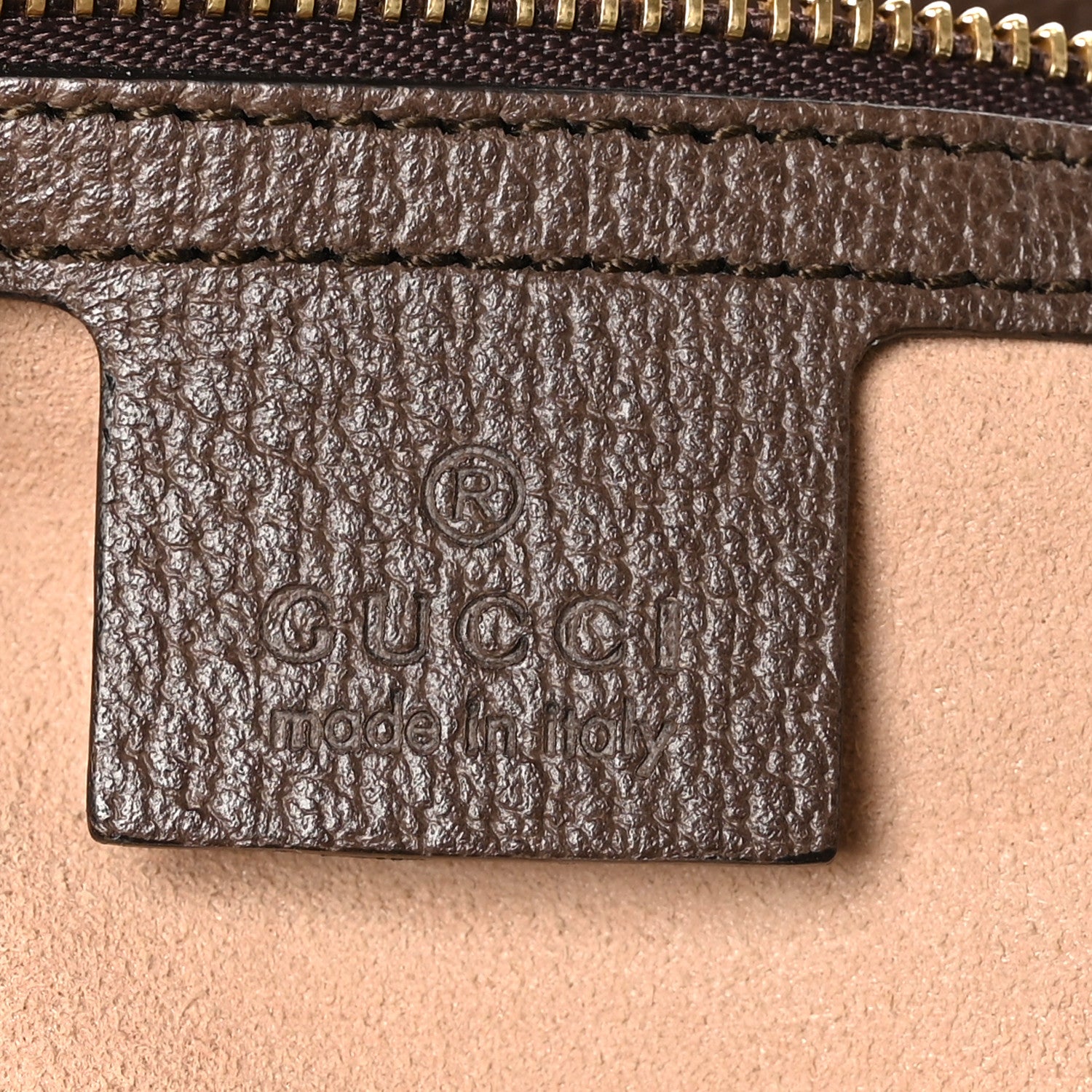 Gucci GG Supreme Monogram Textured Calfskin Web Medium Ophidia Shopping Tote Beige Ebony New Acero 6 of 10