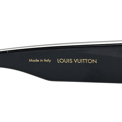 Louis Vuitton Acetate Cyclone Sunglasses Z1578E Black 5 of 9