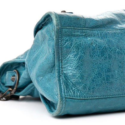 Balenciaga Agneau Classic Hardware City Aquamarine 10 of 14