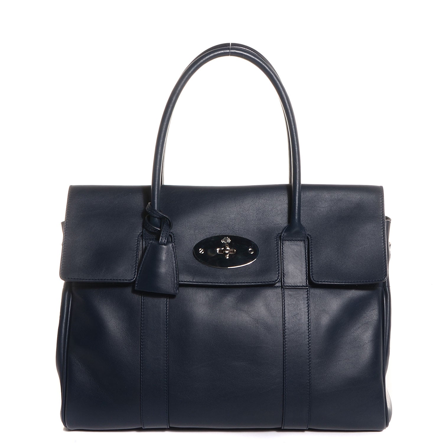 Mulberry Smooth Leather Bayswater Navy 1 of 12