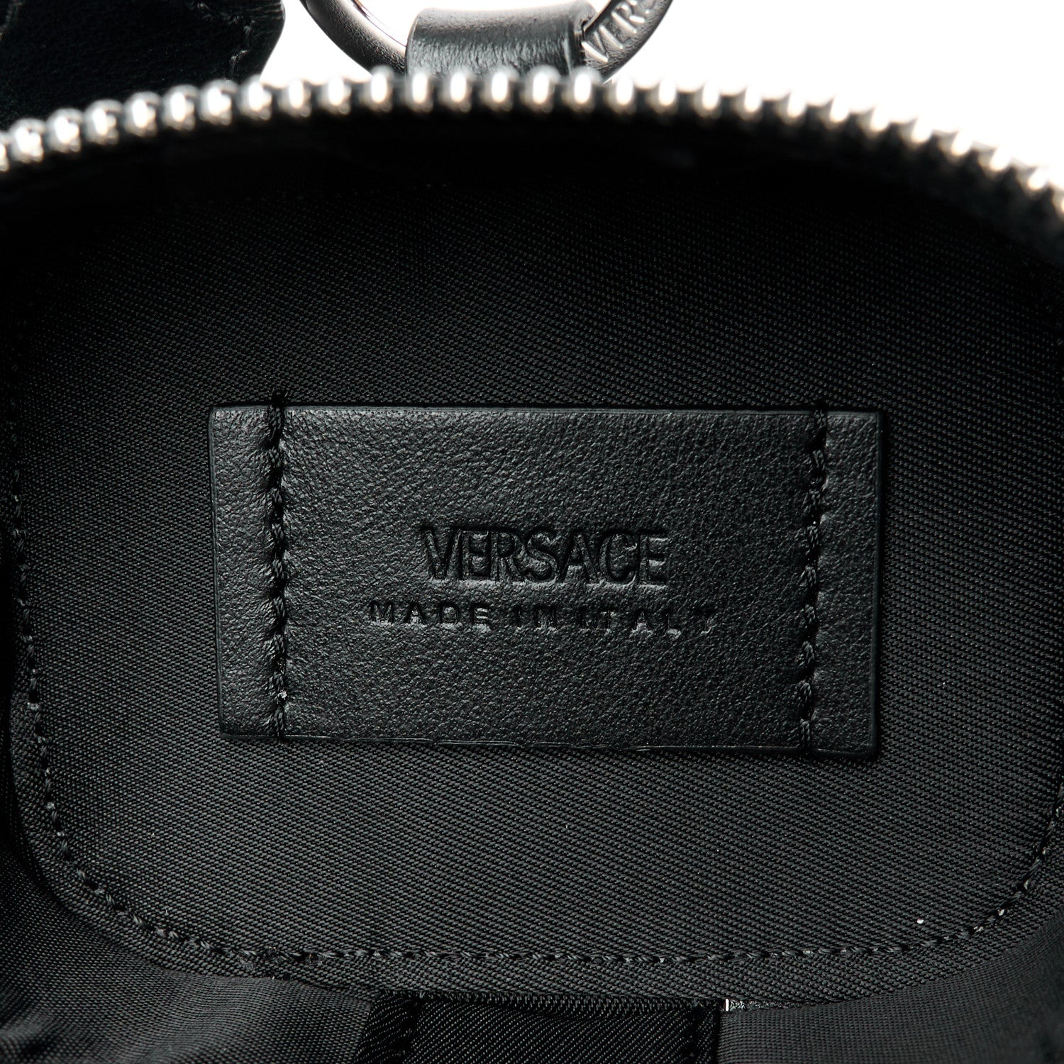 Versace Calfskin Cargo Modular Messenger Bag Black 10 of 22