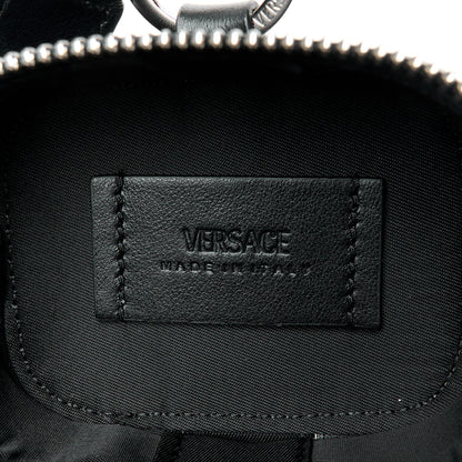Versace Calfskin Cargo Modular Messenger Bag Black 10 of 22