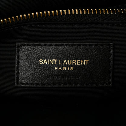 Saint Laurent Lambskin Matelasse Monogram Joe Backpack Black 6 of 10
