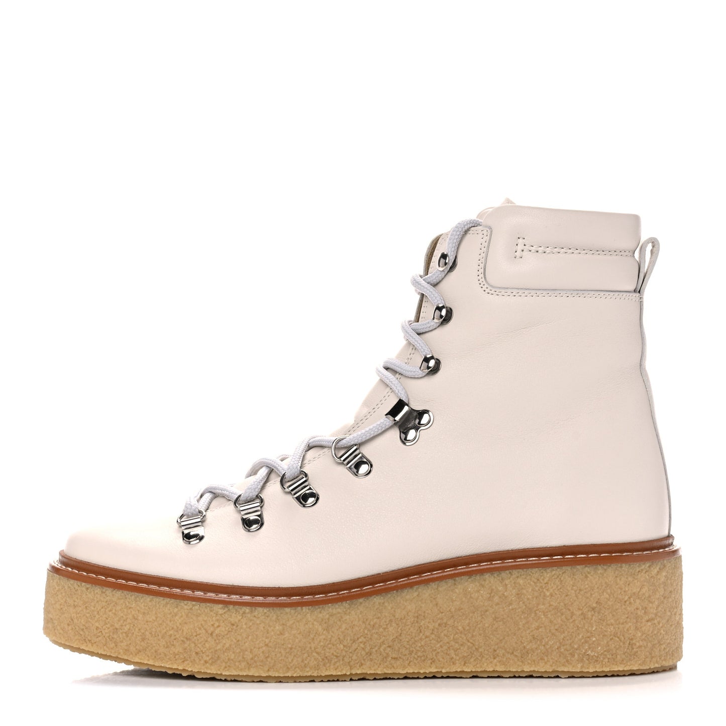 Calfskin Discovery Ankle Boot 38 White
