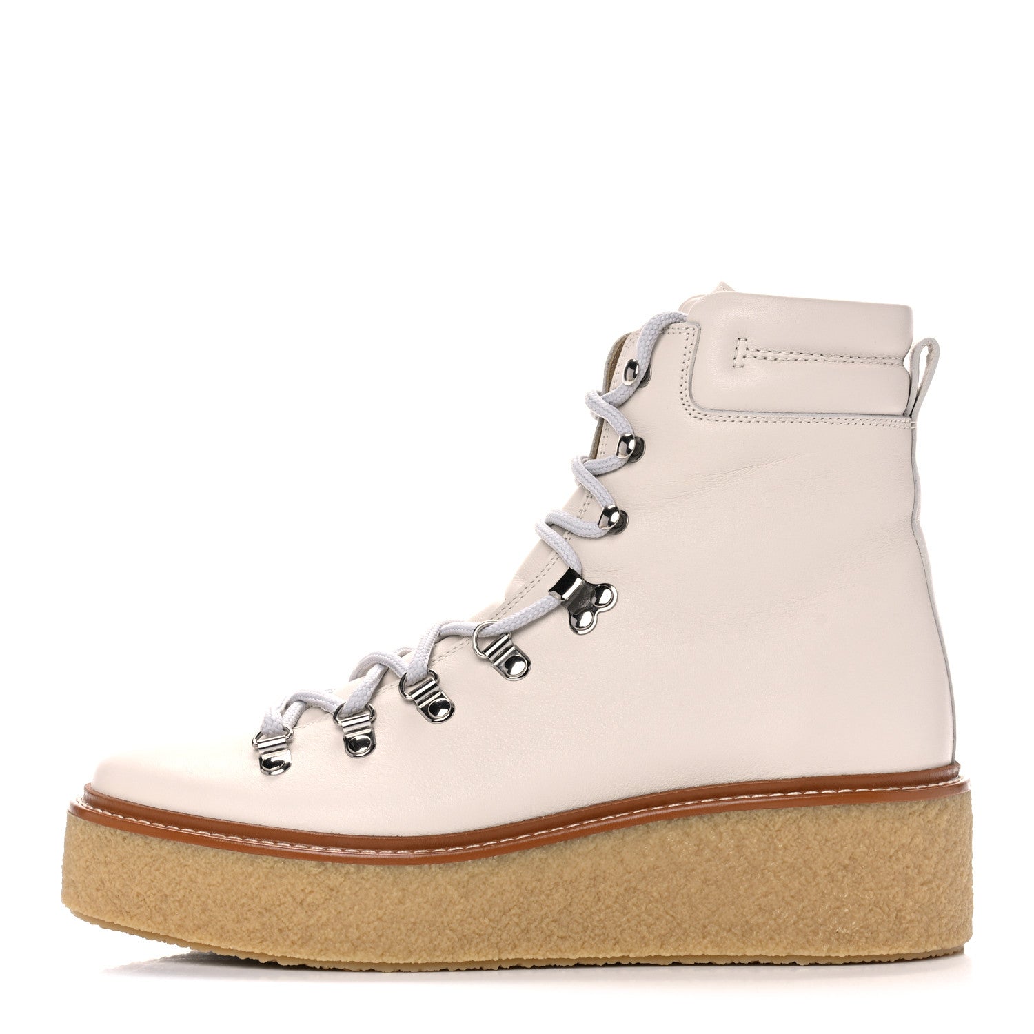 Hermes Calfskin Discovery Ankle Boot 38 White 1 of 10