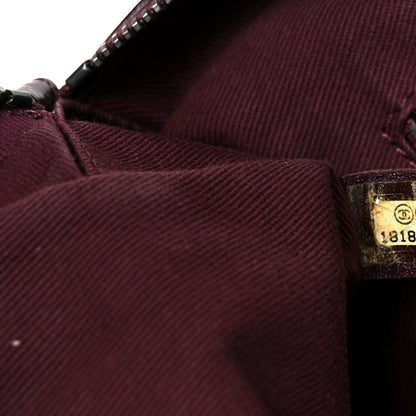 Chanel Aged Calfskin Medium New Portobello Flap Burgundy 7 of 11
