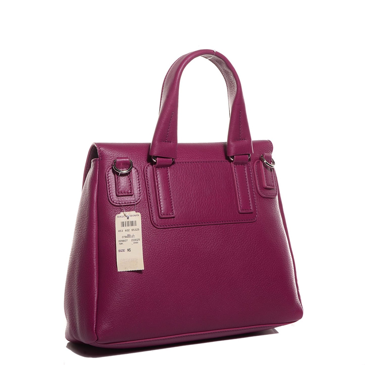 Calfskin Medium Pandora Satchel Orchid Purple