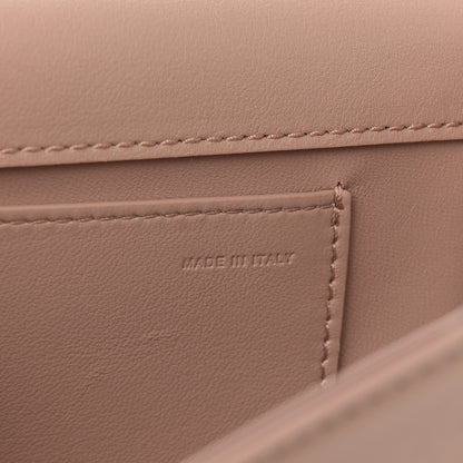 Valentino Garavani Calfskin Enamel Vlogo Loco Shoulder Bag Rose Cannelle 7 of 11