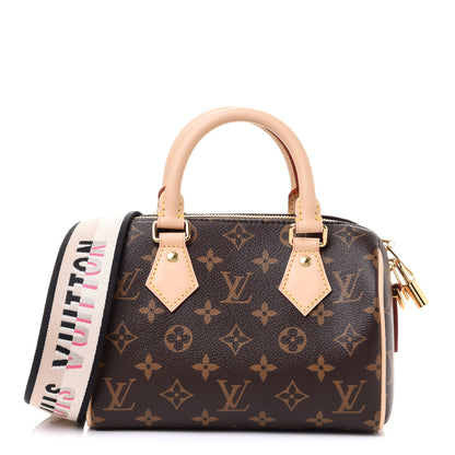Louis Vuitton Monogram Speedy Bandouliere 20 Black 1 of 9