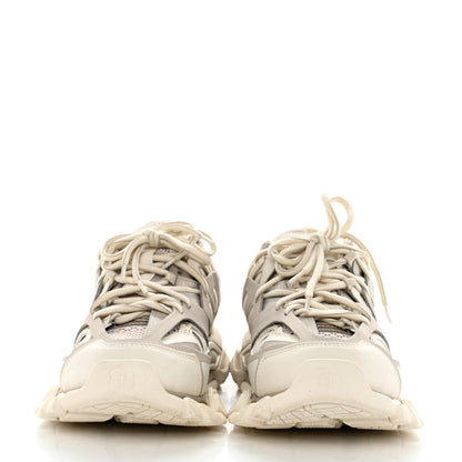 Balenciaga Rubber Mesh Fabric Bi-Color Recycled Sole Womens Track Sneakers 37 Beige 2 of 8