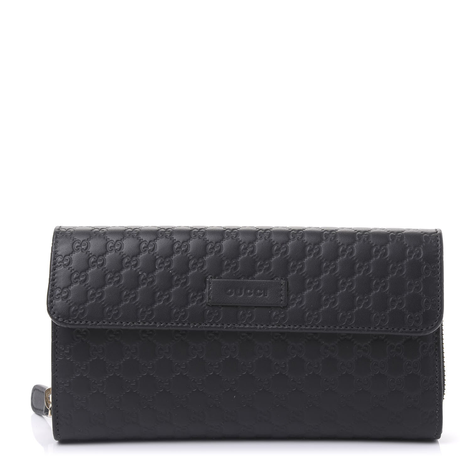 Gucci Soft Microguccissima Continental Zip Wallet Black 1 of 11