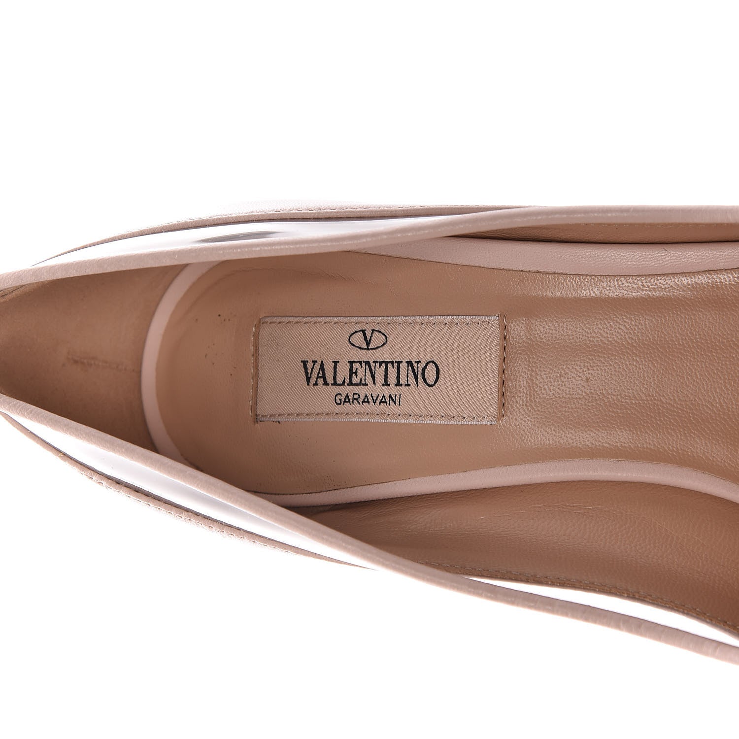 Valentino Garavani Nappa PVC Dollybow Pumps 38 Water Rose 10 of 13