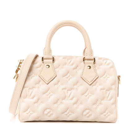 Louis Vuitton Empreinte Monogram Summer Stardust Speedy Bandouliere 20 Beige Clair 1 of 11