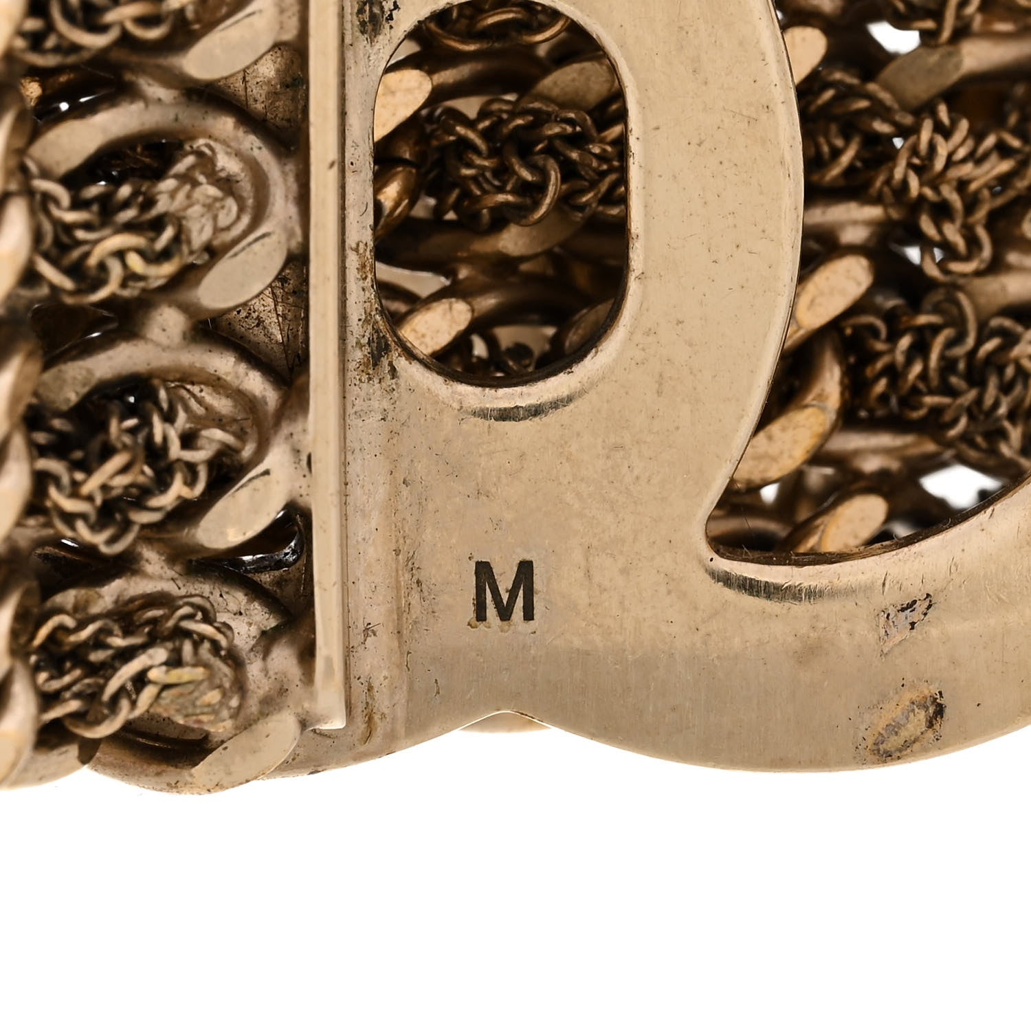 Chanel Metal CC Turnlock Multistrand Chain Bracelet M Gold 5 of 7