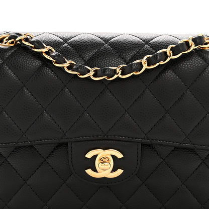 Chanel Caviar Quilted Small Double Flap Black 8 of 11