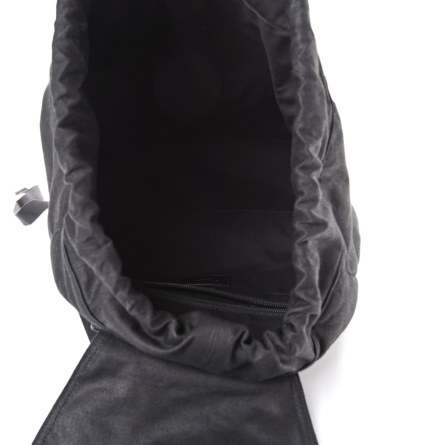 Canvas Multi Patch Backpack Black