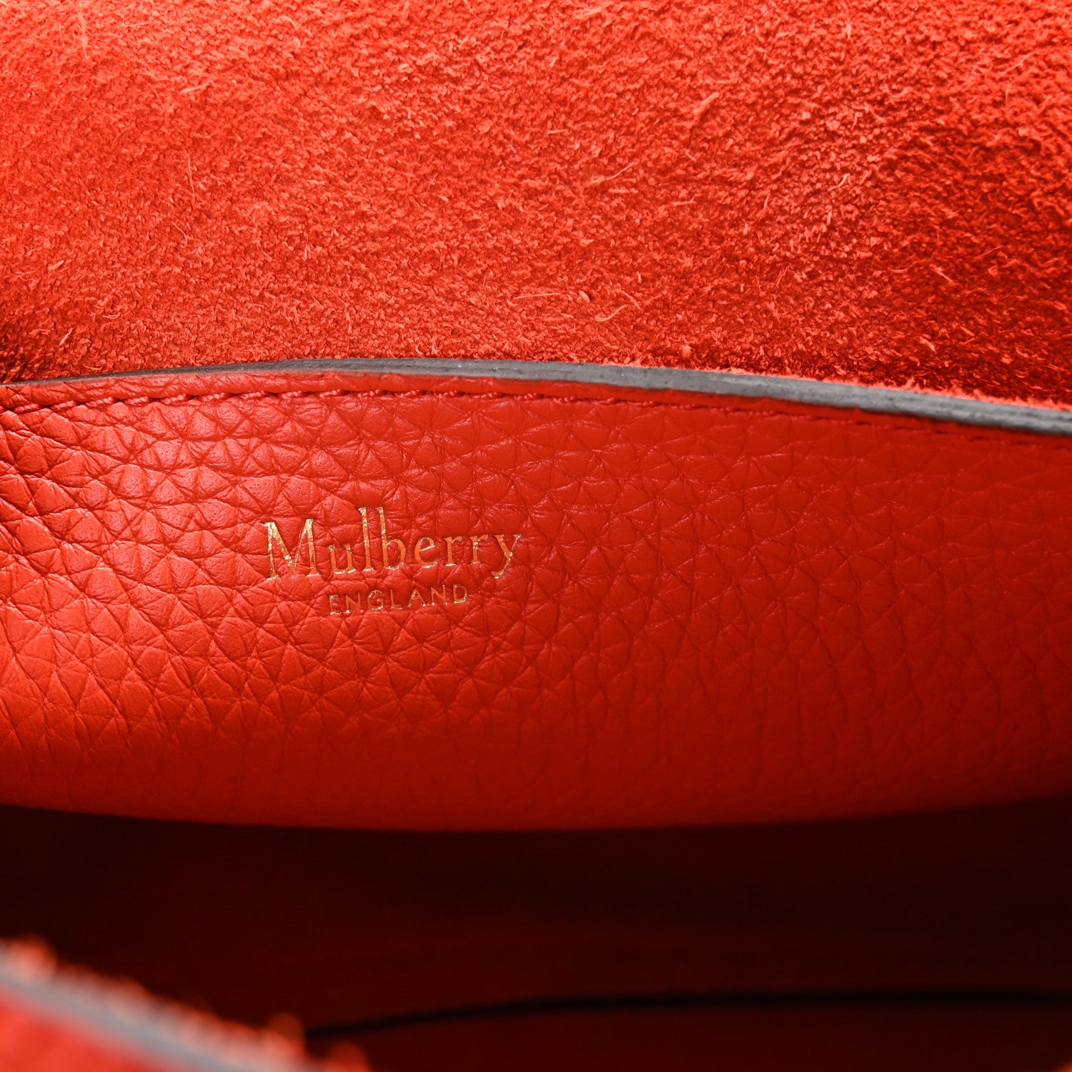 Mulberry Heavy Grain Medium Alexa Coral Orange 6 of 10
