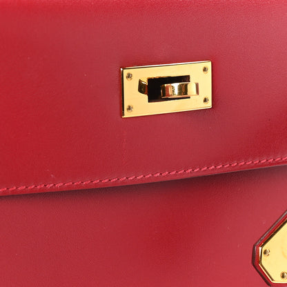 Hermes Tadelakt Kelly Sellier 28 Rouge Vif 11 of 11