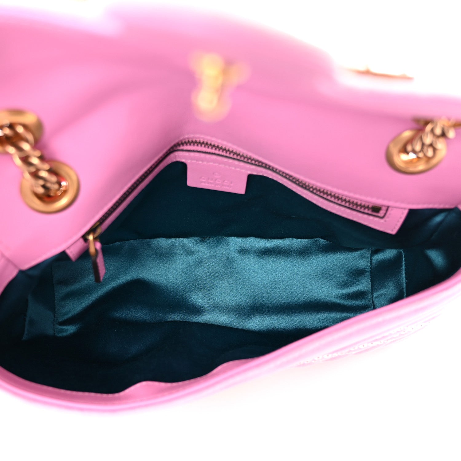 Gucci Velvet Matelasse Marquise Crystals Embroidered Small GG Marmont Shoulder Bag Malva 5 of 11